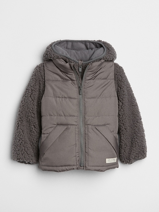 View large product image 1 of 1. 3-in-1 Sherpa Jacket