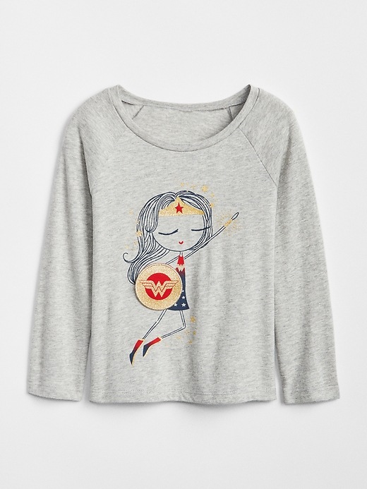 Image number 1 showing, babyGap &#124 DC&#153 Wonder Woman Flappy Graphic T-Shirt