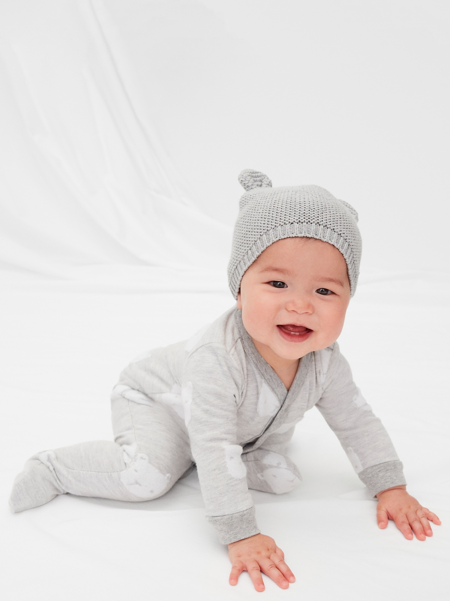 First Favorite Brannan Bear Footed One-Piece | Gap