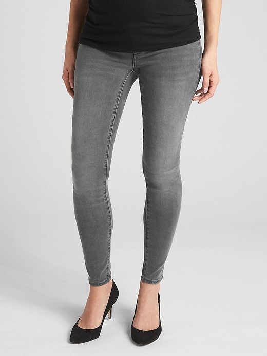 Maternity Soft Wear Inset Panel True Skinny Jeans Maternity Soft Wear Inset Panel True Skinny Jeans