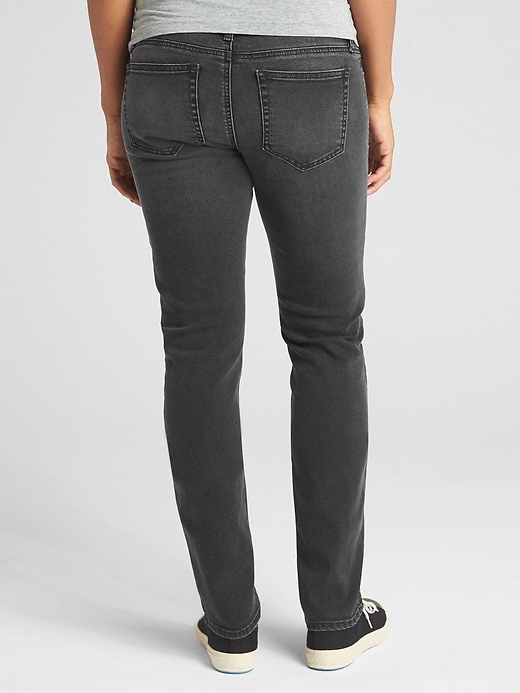 Image number 2 showing, Maternity Full Panel Classic Straight Jeans