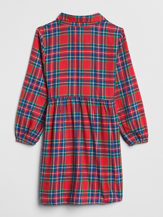 Image number 3 showing, Plaid Cinched-Waist Shirtdress