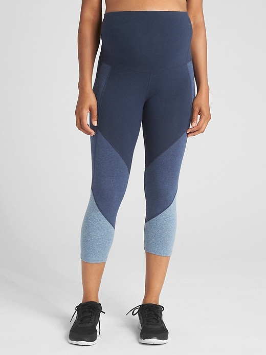View large product image 1 of 1. Maternity GapFit Full Panel 7/8 Leggings in Performance Cotton