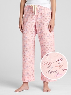 pajama pants gap