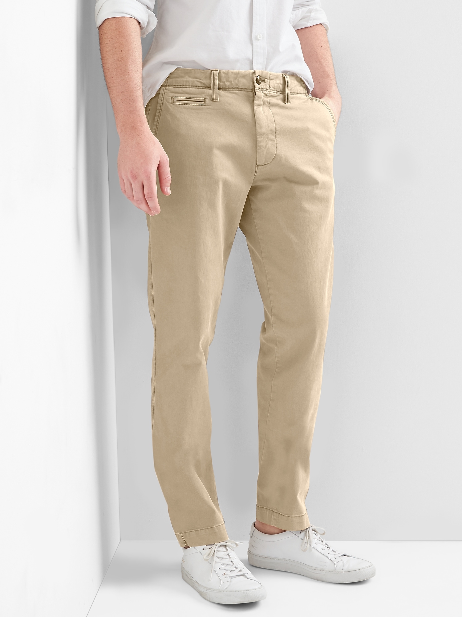gap vintage slim fit khakis