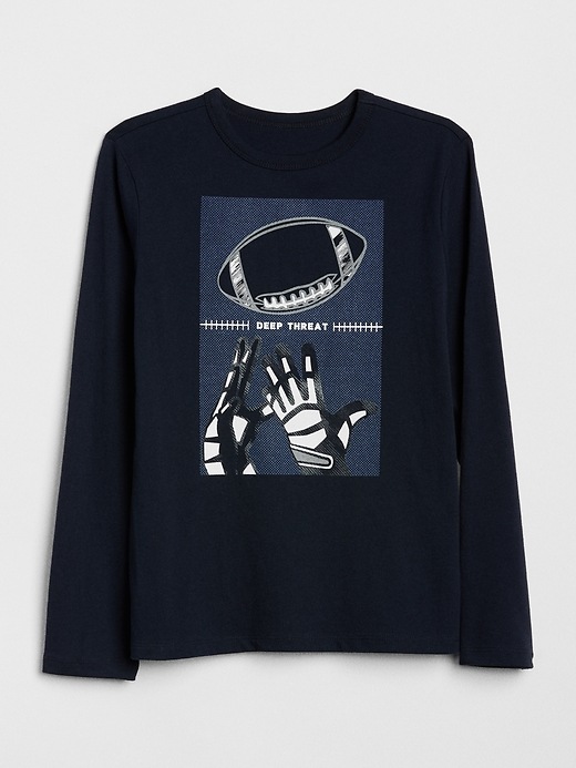 View large product image 1 of 1. Graphic Long Sleeve T-Shirt