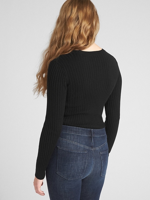 Image number 2 showing, Ribbed Crewneck Pullover Sweater