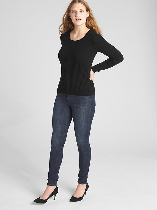 Image number 3 showing, Ribbed Crewneck Pullover Sweater