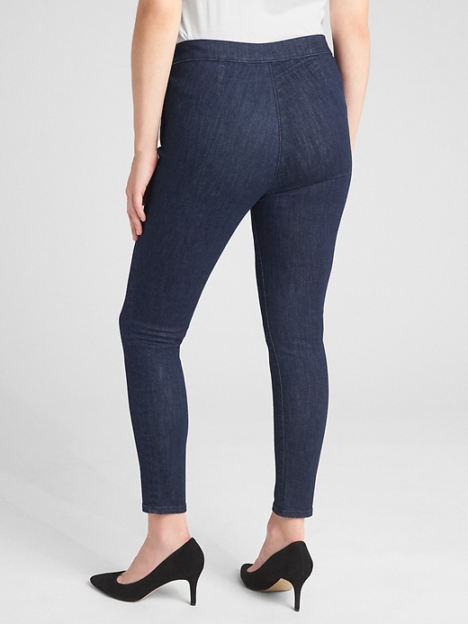 Image number 2 showing, High Rise Side-Zip True Skinny Ankle Jeans in Sculpt