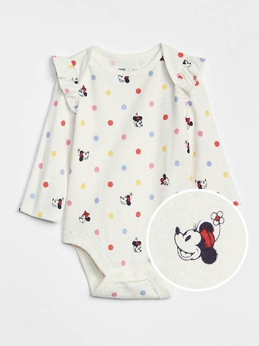 Image number 1 showing, babyGap &#124 Disney Minnie Mouse Bodysuit