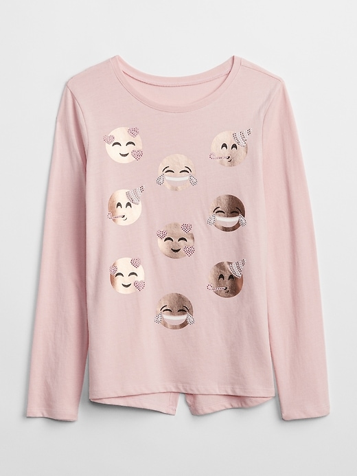 Image number 1 showing, Appliques Graphic Long Sleeve T-Shirt