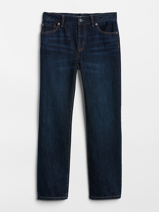 1 of 8 showing, with the color dark wash of product Kids Original Fit Jeans