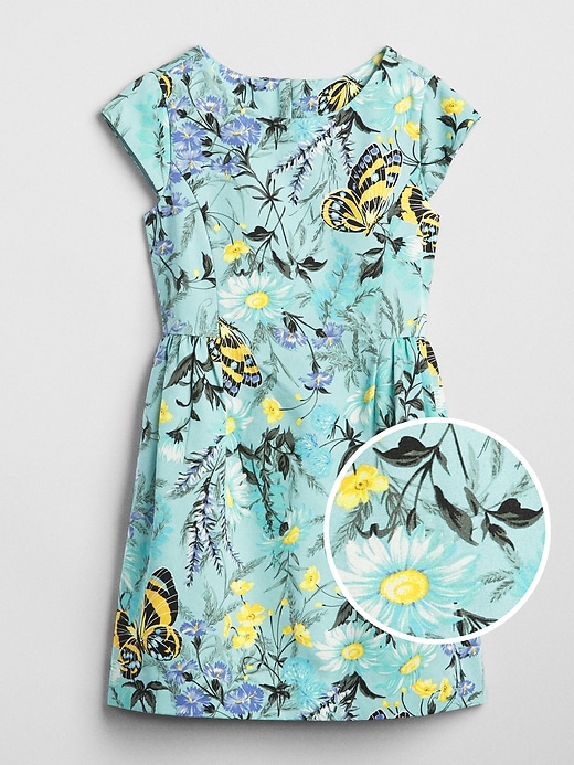Image number 1 showing, Floral Fit and Flare Dress