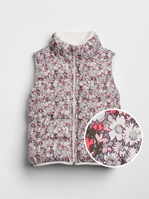 1 of 8 showing, with the color multi of product Kids Coldcontrol Max Sherpa Puffer Vest