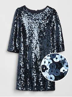S Holiday Dresses Gap Sequin Swing Dress