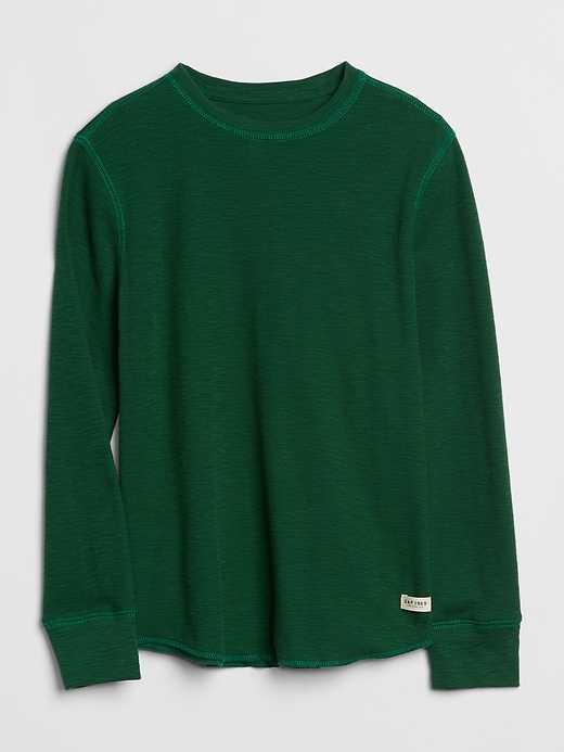 Image number 1 showing, Textured Long Sleeve T-Shirt
