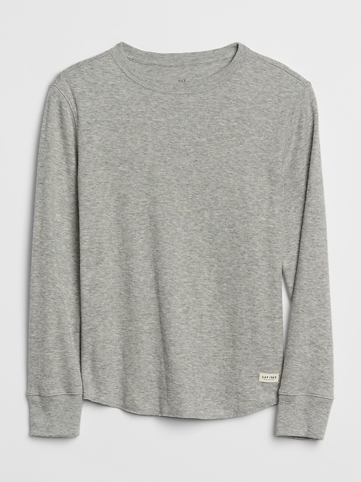 Image number 4 showing, Textured Long Sleeve T-Shirt