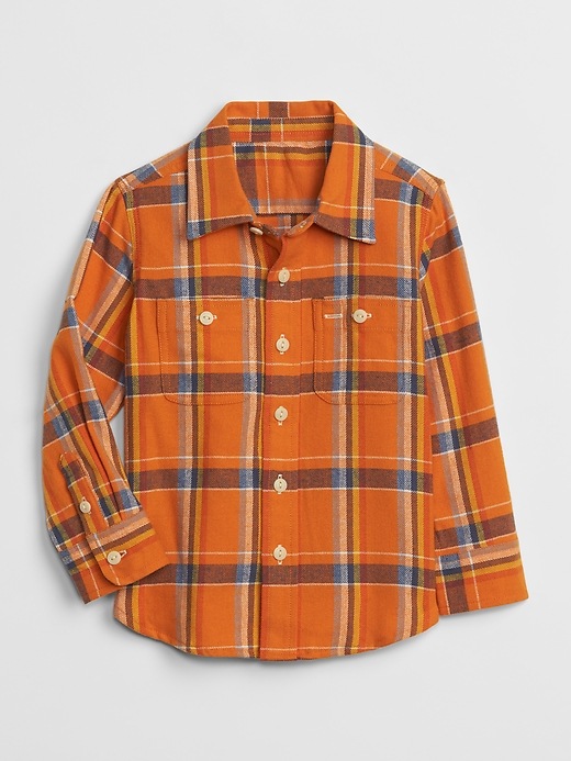 View large product image 1 of 3. Plaid Long Sleeve Shirt