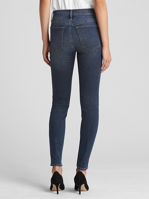 Image number 2 showing, Mid Rise True Skinny Ankle Jeans