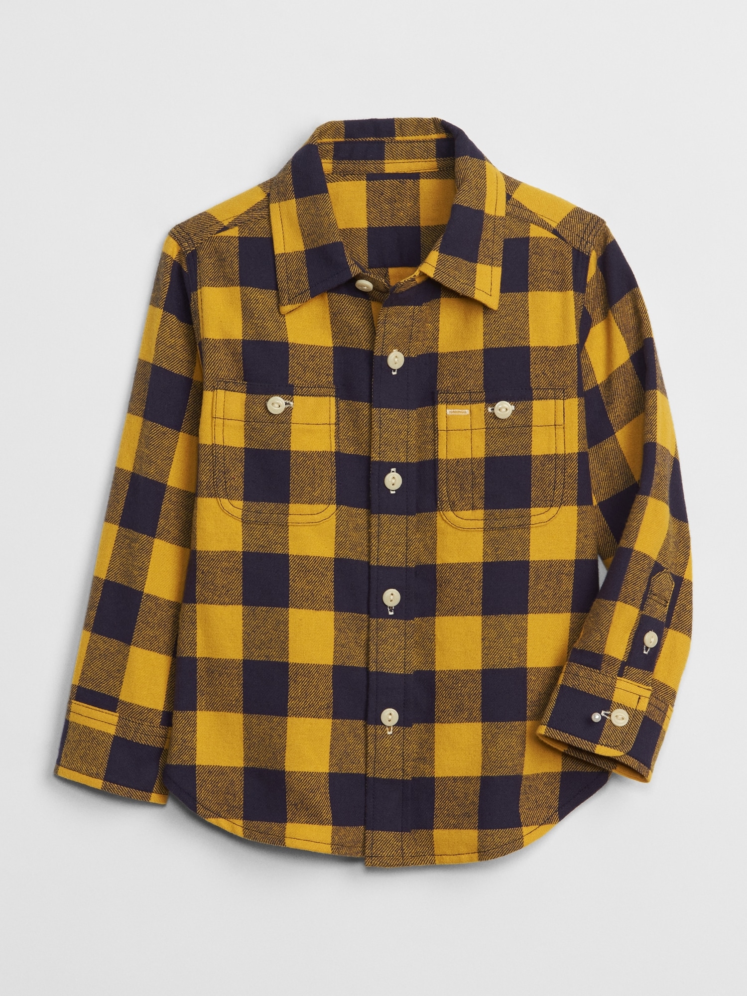 Buffalo Plaid Long Sleeve Shirt | Gap