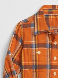 View large product image 3 of 3. Plaid Long Sleeve Shirt