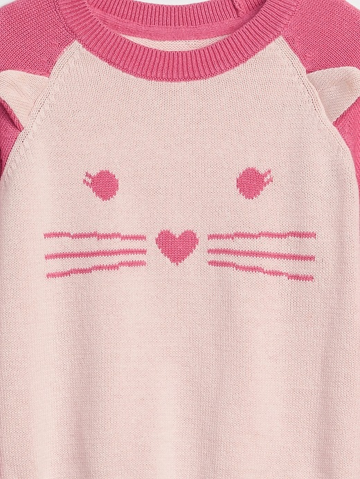 Image number 3 showing, Cat Raglan Sweater
