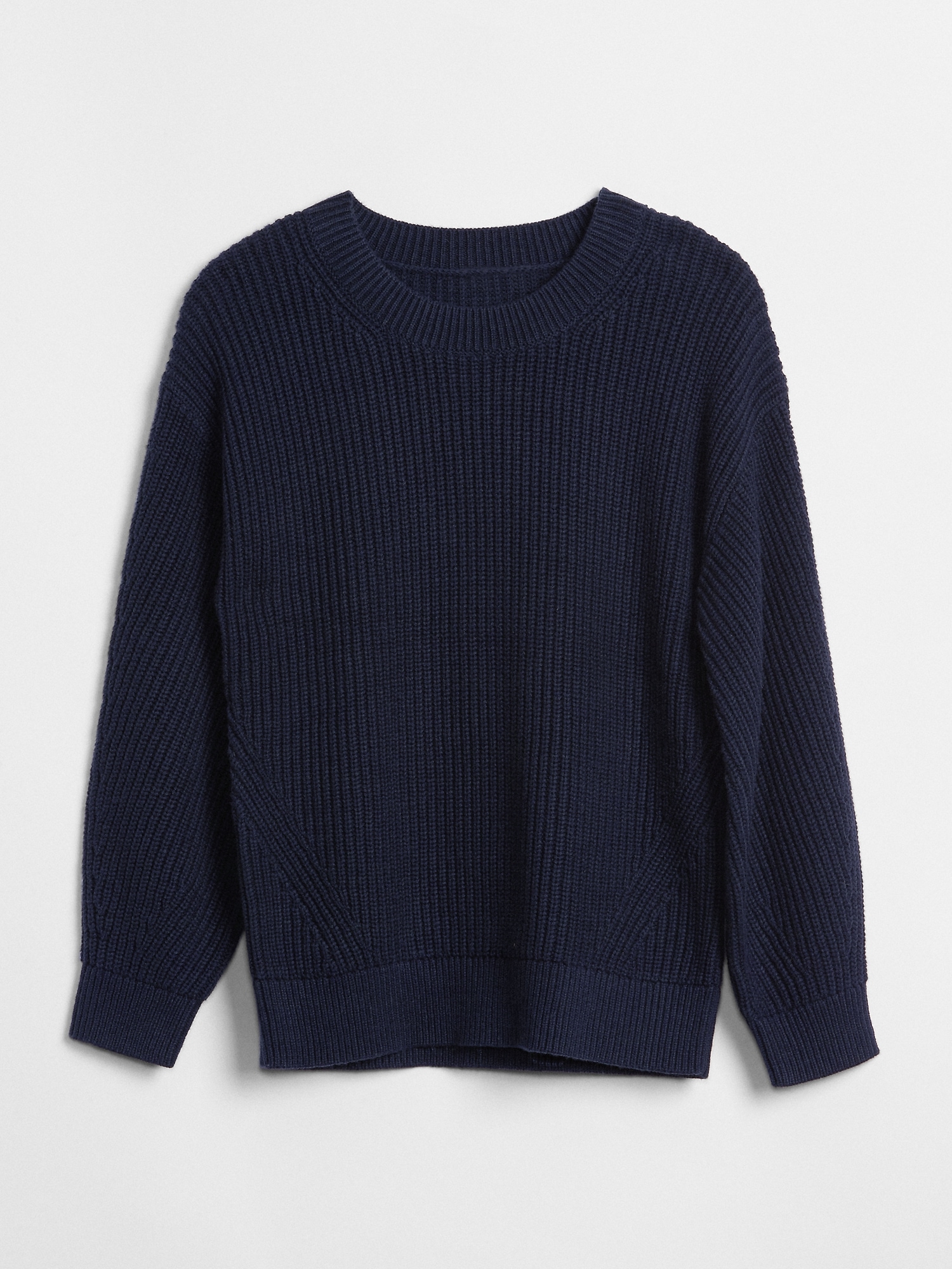 Shaker Stitch Crewneck Pullover Sweater Gap