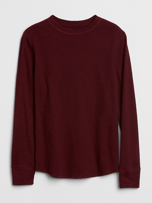 Image number 8 showing, Textured Long Sleeve T-Shirt
