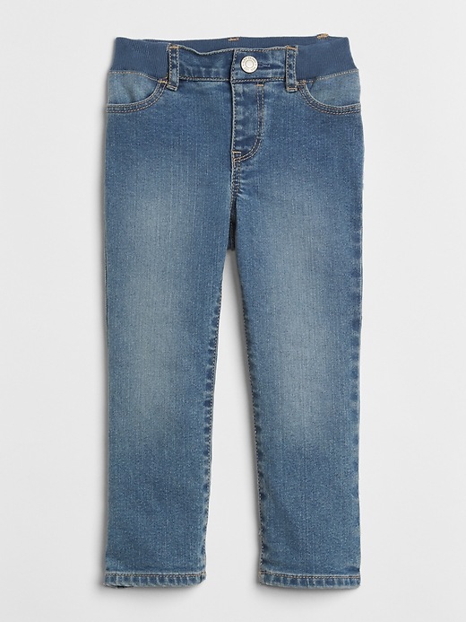 Image number 3 showing, Superdenim Print-Lined Straight Jeans with Defendo