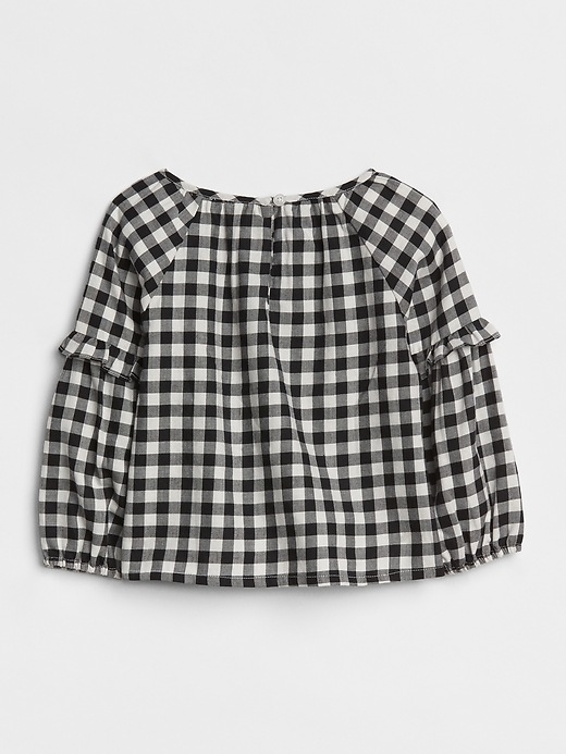 Image number 2 showing, Plaid Ruffle Top