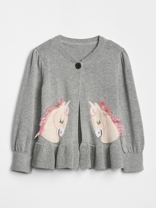baby gap unicorn cardigan