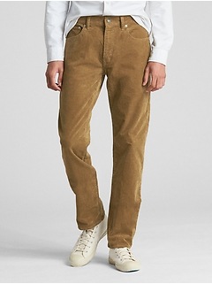 slim fit cords with gapflex