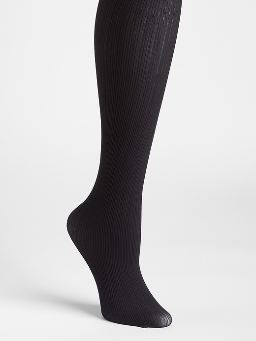 View large product image 2 of 3. Mock Thigh-High Tights