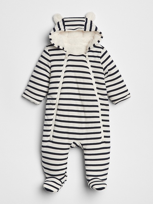 Image number 1 showing, Sherpa-Lined Hoodie One-Piece