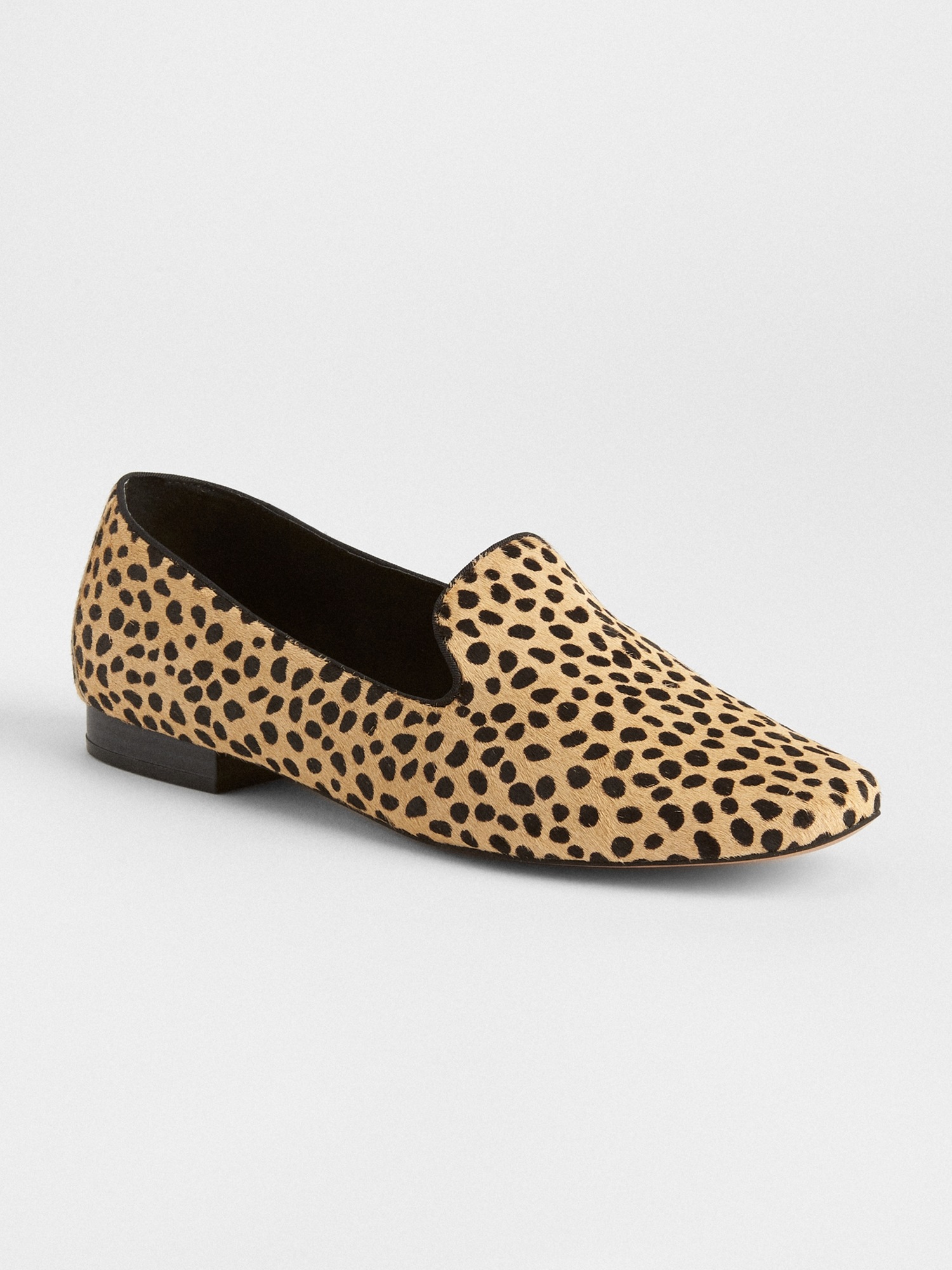 cheetah print loafers gap
