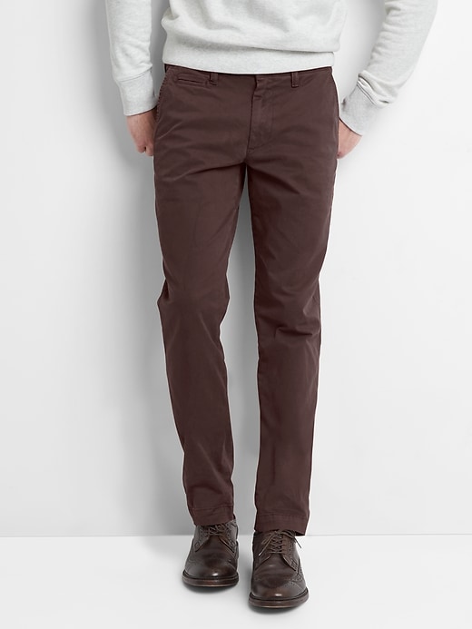 View large product image 1 of 1. Vintage Khakis in Slim Fit with GapFlex