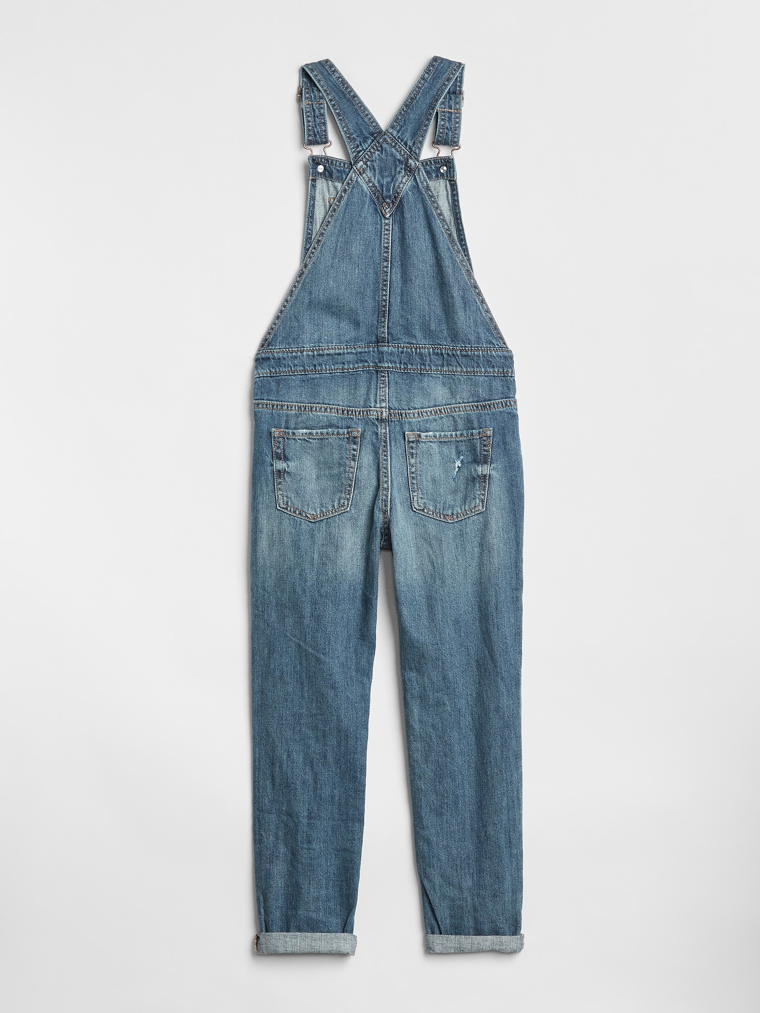 Kids Distressed Overalls | Gap