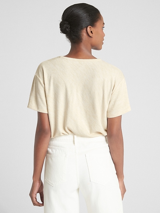 Image number 2 showing, Softspun V-Neck Pocket T-Shirt