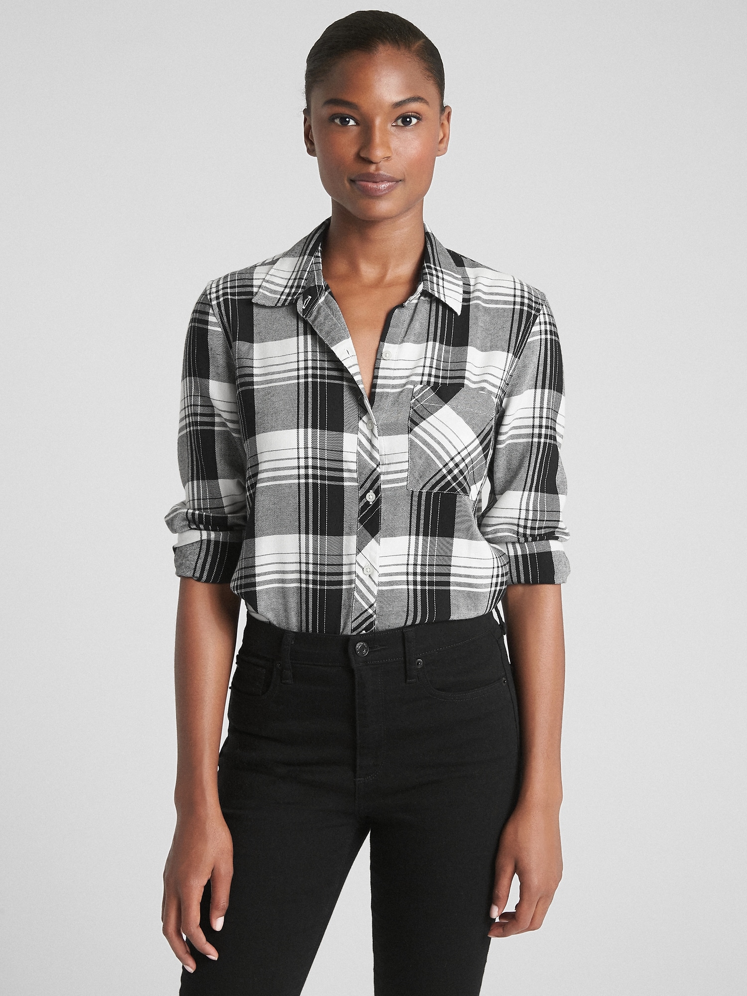 Gap women's boyfriend shirt deals