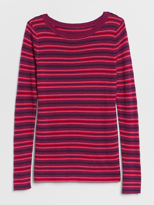 Image number 6 showing, Mix-Stripe Ribbed-Knit Pullover Sweater
