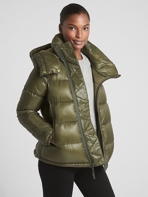 ColdControl High Shine Puffer Jacket | Gap