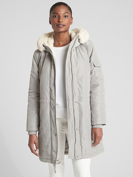 Image number 1 showing, ColdControl Faux-Fur Parka