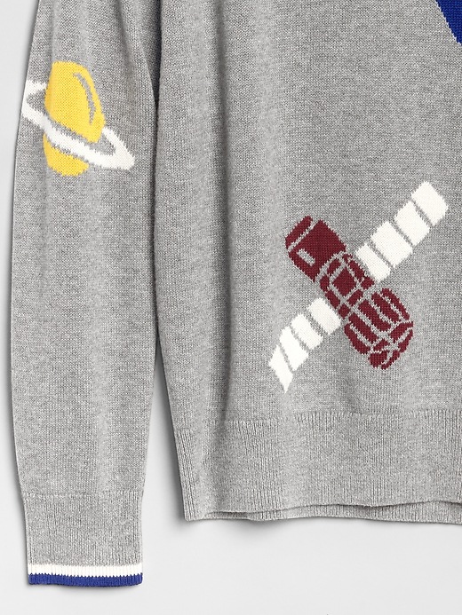 Image number 4 showing, Graphic Crewneck Sweater