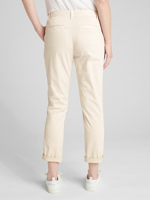 Girlfriend twill stripe chinos discount
