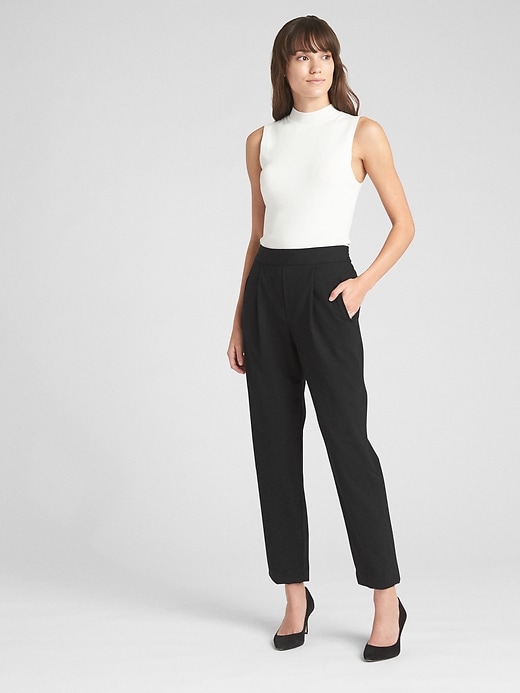 Image number 3 showing, Pull-On Crop Trousers