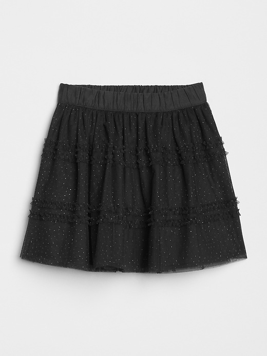 Image number 1 showing, Glitter Tulle Flippy Skirt