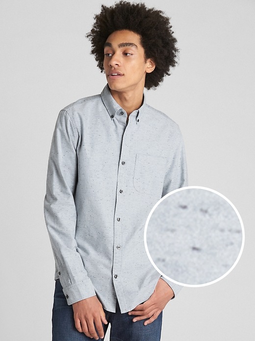 Image number 8 showing, Lived-In Stretch Oxford Shirt