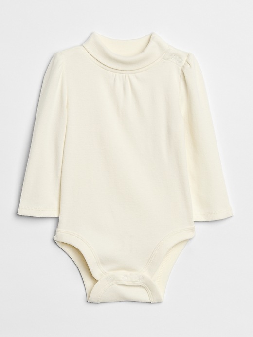 Image number 4 showing, Baby Mockneck Long Sleeve Bodysuit