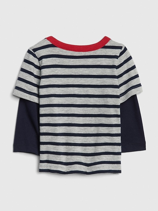 Image number 2 showing, Baby 2-In-1 Stripe T-Shirt