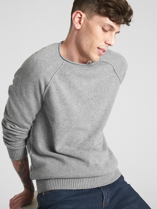 Image number 5 showing, Cozy Classic Raglan Sweater